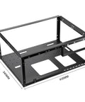 Open Air Test Bench Computer Case For ATX And Micro ATX Motherboards, open frame design, dimensions 435x340x195mm, black SPCC panels