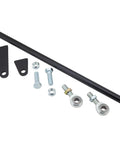 Weld On Rear Panhard Bar Track Rod Kit For Parallel Mount Multi Link Suspensions Universal Fit To Control Lateral Axle Movement In Coil Spring Or Coil Over Setups Built Tough With High Quality Components, black steel tube and brackets