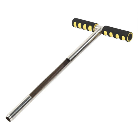 Rock Solid Stainless Steel Soil Sampler For Garden And Lawn Care Handy Manual Sampling Tool with grip
