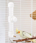 Gotta Have Cage Mounted Bird Water Bottle With Zero Drip Copper Needle Valve and Leak Proof Spring Dispenser for Parrots Budgies Finches with cockatiel at cage