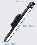 5W Motion Sensor LED Light Bar For Under Cabinet And Closet, rechargeable 2500mAh, eye-friendly design with size dimensions shown.