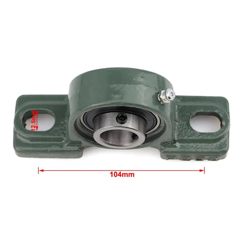 Rock Solid UCP205 Pillow Block Bearings 1 In Bore For Go Kart Buggy Quad Rear Axle Upgrade 2 Pack green cast iron bearing housing, 104mm