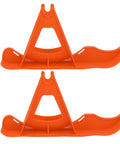 Snow Sledge Board Set For Kids Balance Bike And Scooter Turns Your Ride Into A Fun Winter Sled, orange snowboard luge accessory.