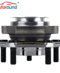 Front view of Front Wheel Bearing And Hub Assembly 513364 Fits Nissan Sentra 2013-2019, Leaf 2013-2017, NV200 2013-2019, Chevy City Express