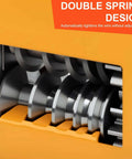 Close-up of Pro Grade Cable Stripper Tool For 3 To 17mm Wires showing double spring design and 6-channel blades.