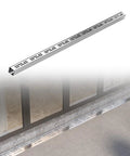 Beefy Heavy Duty Stainless Outdoor Trench Drainage Kit With Slim Low Profile Grate For Courtyard Lawn And Driveway Rust Resistant 304