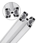 Close-up of 4 Pack 48 Inch T Slot 4040 Aluminum Extrusion Profile for 3D Printers CNC Machines and DIY Projects Beefy Linear Motion Guide Rail