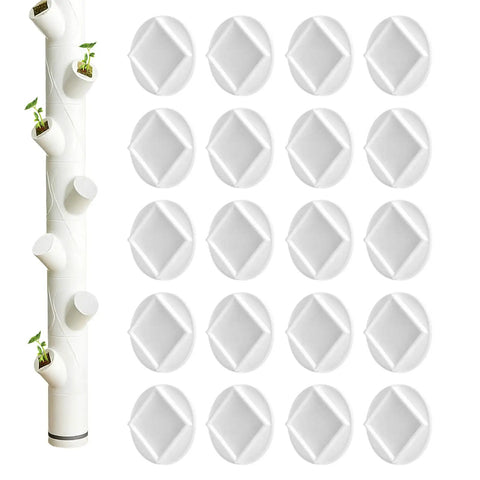 Hydroponic Spacer Caps Water Tube Guards For Backyard Home Garden Greenhouse Indoor Outdoor Leakproof Snapfit System Covers Pack of 20