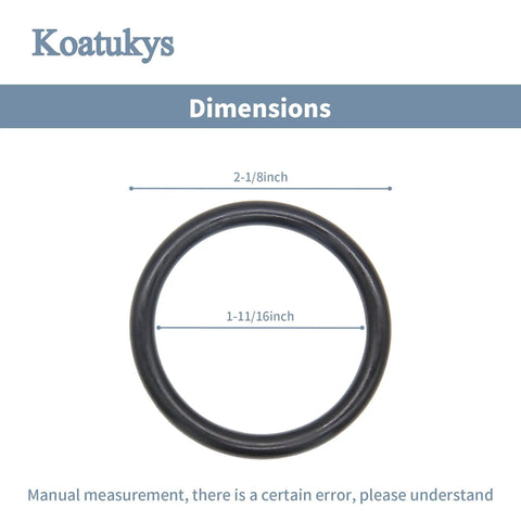 Dimensions of Plunger Rubber O Ring For 3 Tier Sink Drain And Twist Waste Drain Valve No Fuss Eight Pack Compatible With T S Brass 010389-45
