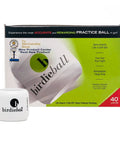Practice Golf Balls 12 Pack With True Flight And Real Spin For Backyard And Indoor Training packaging and single ball