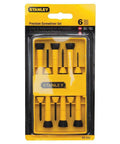 Six Piece Precision Screwdriver Set For Electronics And Small Repairs In Black And Yellow Pro Grade Tools With Magnetic Tips package