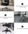 Heavy Duty Nylon Caster Wheel Covers Turn Loose Chairs Stationary Lock Em Solid showing functional chair wheels on office and home surfaces.