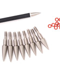Six Pack Screw In Archery Arrow Tips Field Points 70-125 Grain For Target Practice On Compound And Recurve Bow 6.2mm Shaft