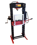Heavy Duty 30 Ton Air Hydraulic Shop Press With Rock Solid Adjustable Carriage and No Sweat Pressure Dial, metal forming equipment.