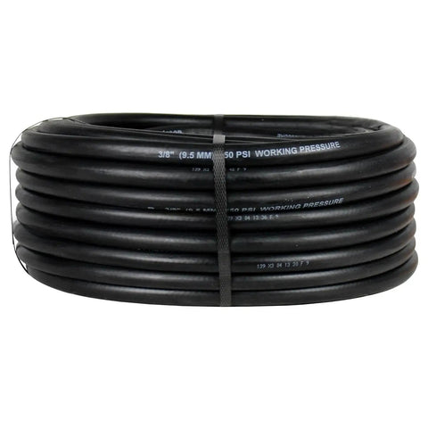 100 Foot Heavy Duty Badass Rubber Air Hose 3/8 Inch NPT Fitting 250 PSI Rated Kink Resistant Flexible EPDM Pipe For Air Compressor And Tools Garage Shop Industrial Sick Premium Quality Workhorse Gear No BS Durability, coiled