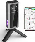Portable Golf Launch Monitor And Simulator With 13 Metrics 3D Driving Range 3D Trajectory And Video Capture For iOS And Android