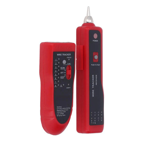 Wire Tracer Receiver Kit And Network Cable Tester Line Finder For Pro Grade Telephone Line Maintenance And Weak Current Work Under 65V