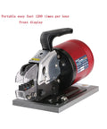 Heavy Duty Electric Terminal Crimping Machine With Constant Speed Motor For Fast Cold Compression Wire Connections, close-up view.