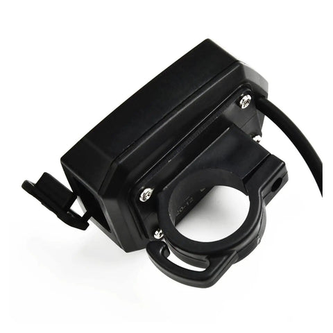 USB Charger For Electric Bikes And Bicycles 5V 2A Output With Soft Rubber Cover Anti Dust Lightweight Waterproof Design Handy Phone Charging Accessory For Riders On The Go