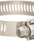 10 Pack Power Seal Clamps With Plated Screw For Effective Diameter Range 11/16 To 1 1/4 Inch 17mm To 32mm Stainless Steel Band And Housing