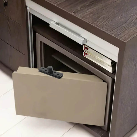 Cabinet door with Stainless Steel Hidden Pivot Door Hinges With 360 Degree Rotation Concealed Center Shaft Hardware