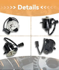 Radiator Cooling Fan Motor For Honda Accord CRV Element Civic Acura TSX RSX 5 Blade Replacement Part Fits 2002 To 2011 Honda And Acura Models Beefed Up Direct Fit Replacement With Durable Build And Easy Installation shown in detailed view