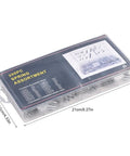 Huge 200pc Assorted Metal Extension Compression Springs Kit With Tough Storage Box Perfect For DIY Repairs, Home Fixes, Machine Tuning, Crafts And Gadgets That Need A Good Spring Fix On The Go. 21cm case