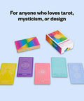 Vibrant Color Oracle Card Deck For Intuition And Emotional Healing That Totally Vibes With Your Personal Journey Straight Up Practical Guidance For Daily Spirituality And Real Self Reflection, featuring 5 cards and box.