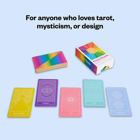 Vibrant Color Oracle Card Deck For Intuition And Emotional Healing That Totally Vibes With Your Personal Journey Straight Up Practical Guidance For Daily Spirituality And Real Self Reflection, featuring 5 cards and box.