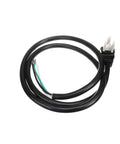 Lincoln 370019 Power Supply Cord For Commercial Ovens And Equipment, Genuine OEM Replacement Wiring Cable Black Coiled View