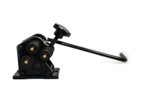 Manual Ring Roller PR3 Planetary Bender With 3 Rollers And 2 Driven Rollers Heavy Duty Metal Bending Tool For Fabrication Handles Up To 3/16 X 1 In And 1/4 In Round Stock Creates Rings From 3 In Diameter To Larger Fine Top Roll Adjustment