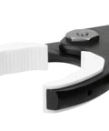 Water Pump Pliers With Soft Resin Jaws And Built In Spring 12 Inch Adjustable Pliers, close-up of jaws with plastic grips.