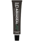 Aquaseal FD Flexible Durable Repair Adhesive tube 0.75 oz for repairing outdoor gear and wetsuits, front view close-up
