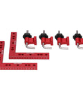 Straight Shooter Aluminum Woodworking Jig For Snap Tight Corner Clamping And Splicing 160X160Mm Splice Board with clamps and blocks