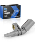 Front Left Abs Wheel Speed Sensor Compatible With Audi And Volkswagen Models Top Shelf Quality shown with packaging.