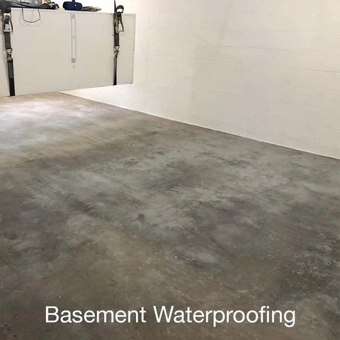 Basement waterproofing with Heavy Duty Liquid Waterproofing Membrane Kills Leaks And Stops Cracks Cold On Roofs Decks And Bathrooms Top Shelf Coating.
