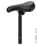 Kid Friendly Bike Seat Replacement With Post For Boys And Girls Cushioned Comfort Saddle For Childrens Bicycles, black saddle with post