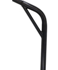 Lay Back BMX Bike Seat Post With Steel Support Adjustable 25.4mm By 350mm Seat Post For BMX Riders Strong Black Construction