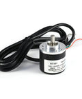 Incremental Rotary Encoder 600P/R 2-Phase Magnetic With AB Output Wide 5V To 24V Power Range 6mm Shaft 1.5m Cable