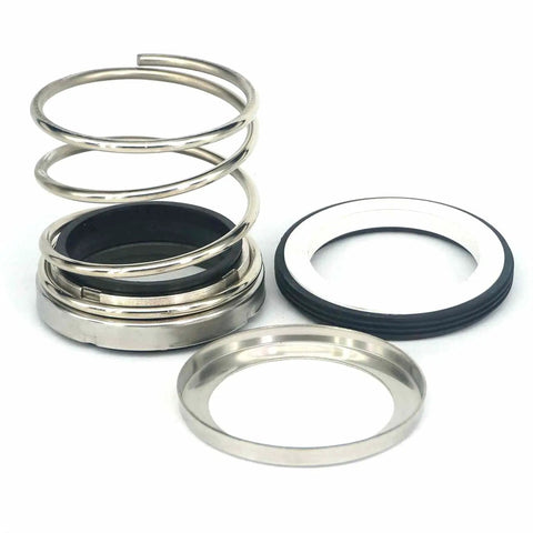 Top Notch T 560 Mechanical Seal for Water Pump with ceramic and carbon rings, featuring a spring and sealing components.