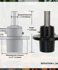 Lawn Mower Spindle Replacement Fits 48 Inch 52 Inch and 61 Inch Decks For Scag Ferris Oregon Encore And More DIY Friendly