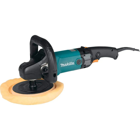 7 Inch Wool Polishing Bonnet With Hook And Loop Backing Yellow Easy Attachment For 7 Inch Polishers on power tool