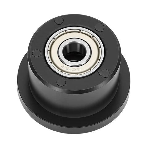 42mm Polyurethane Gym Pulley Wheels Set For Cable Machines Quiet, Smooth Operation Replacement Pulleys For Lifting Equipment And Home Gym Accessories Fits Standard Weight Stack Systems 4 Pack, black bearing wheel