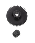 Mod 1 42 Tooth Pinion Gear 8mm Bore Hardened Steel Spur Gear For RC Cars And Trucks High Strength 45 Carbon Steel Surface Hardened