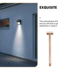T Shaped Wall Lamp Accessory Kit With M10 Threaded Hollow Iron Tube For Commercial Spaces And Offices, Go To Pro Grade Lighting Fixture Stem That Resists Deformation And Keeps A Sleek Look., rose gold T-shaped iron tube for wall lamp