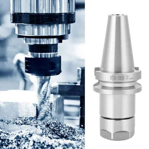 ER20 70 Collet Tool Holder For CNC Lathe And Milling Accessories in action with 40Cr alloy steel, enhancing precision and durability.