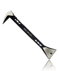 Cat's Paw Nail Puller Pry Bar For Prying And Demolition, High Carbon Steel 11 Inch Molding Bar with Dual Strike Zones on white background.