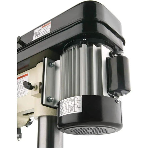 Motor detail of All In One Workhorse Bench Top Drill Press And Spindle Sander Combo With 3/4 HP Power, 13 Inch Swing