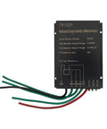 Controller unit for Beefy 400 Watt Wind Turbine Kit With DC Helix Maglev Axis, showing wiring schematic and colored cables.