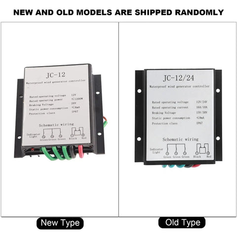 Two models of wind generator controllers for 800W Wind Turbine Generator Kit With 6 Nylon Blades And Controller
